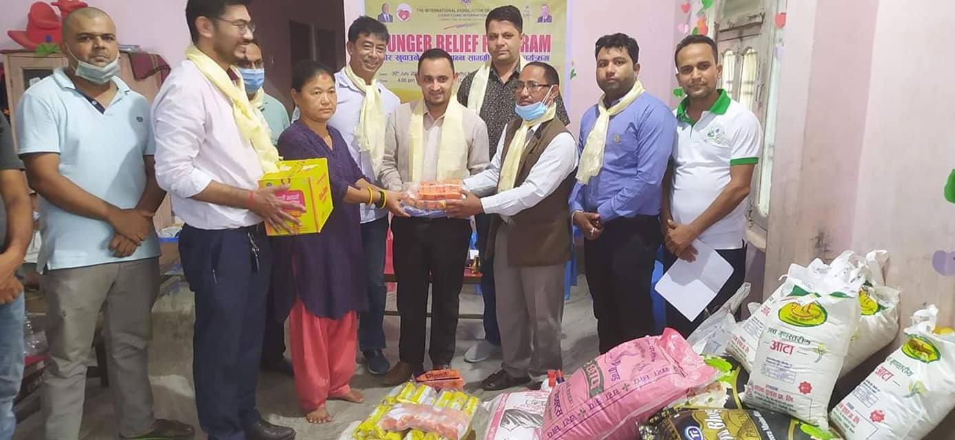 ग्रिन सिटीद्वारा बालगृहमा खाद्यान्न सहयोग