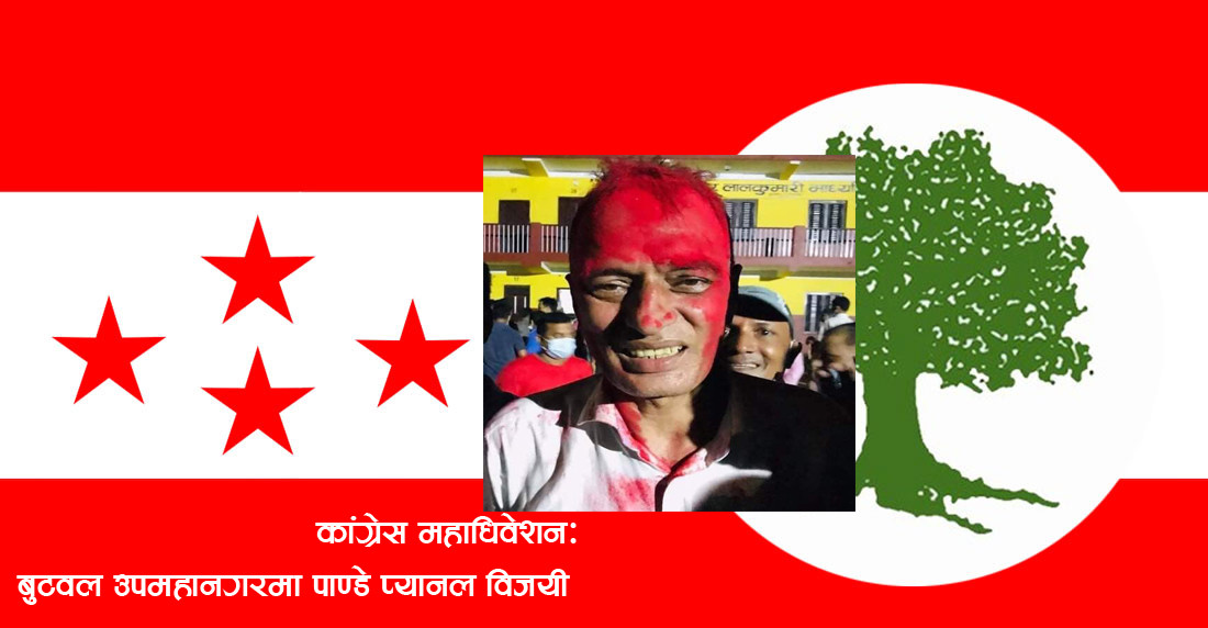 बुटवल उपमहानगरमा पाण्डे विजयी