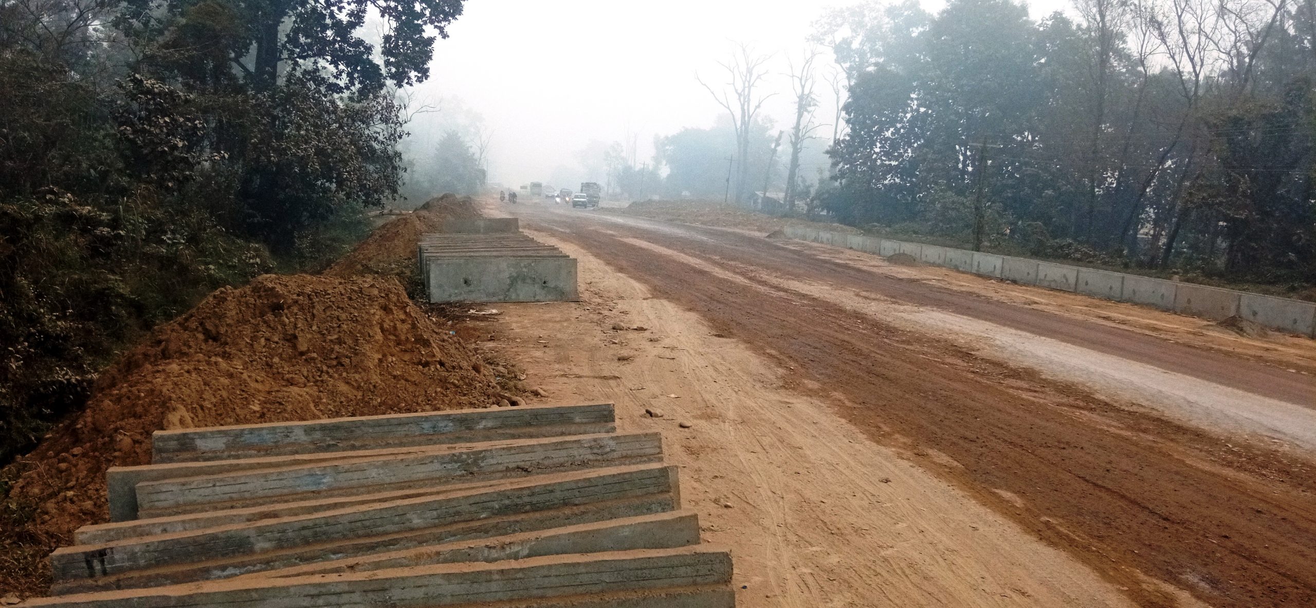 बुटवल–नारायणगढ सडक निर्माण कछुवा गतिमा