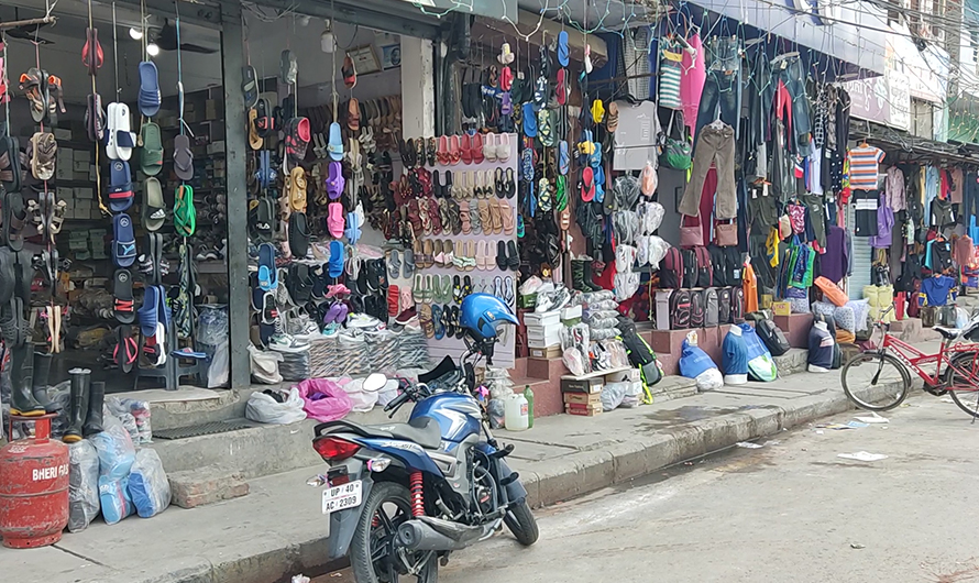 मुख्य बजार नै सुनसान