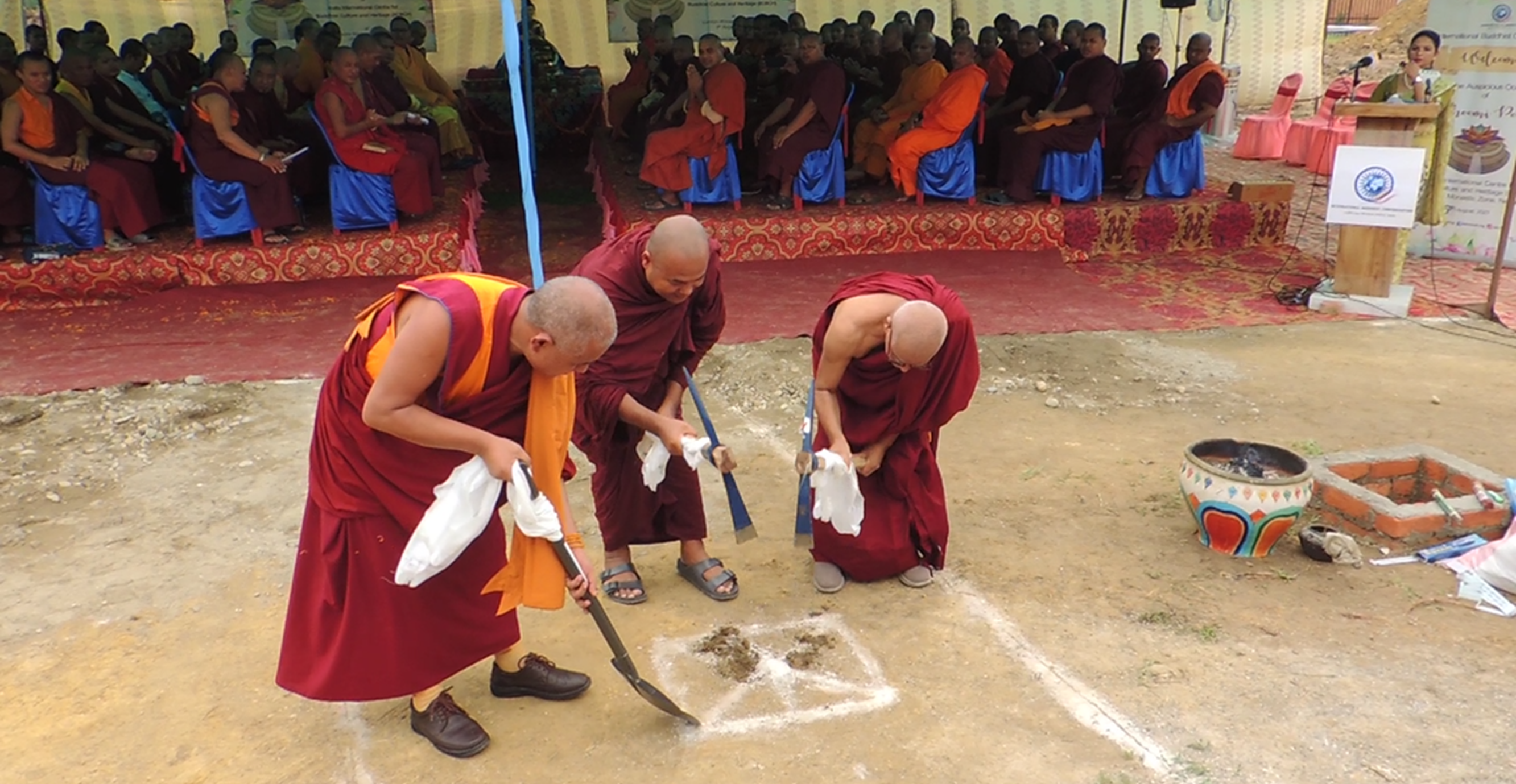 लुम्बिनीमा भारतीय बौद्ध सांस्कृतिक तथा सम्पदा केन्द्रको निर्माण सुरु