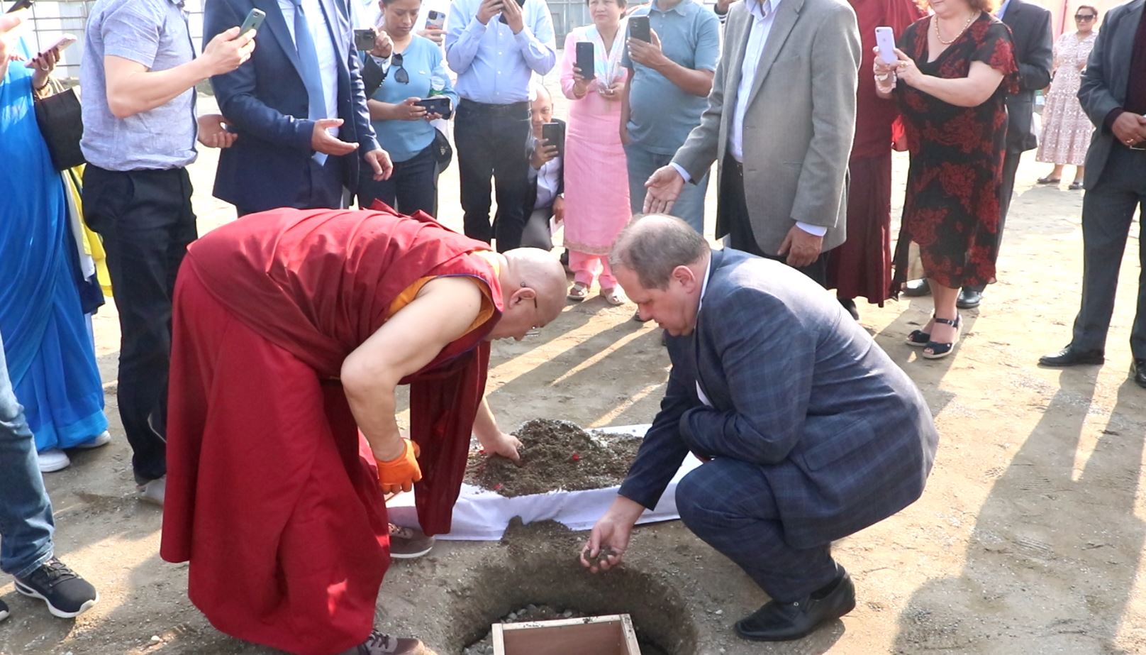 लुम्बिनीमा रुसी बौद्ध मन्दिर निर्माण सुरु