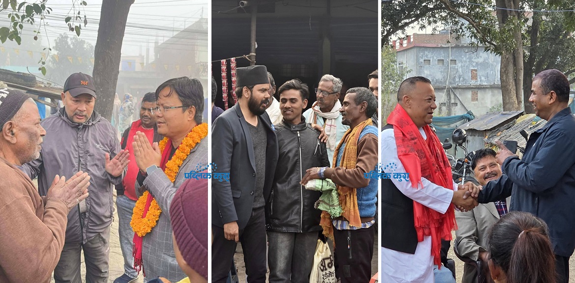 चुनावी रफ्तार बढाउँदै उम्मेदवार