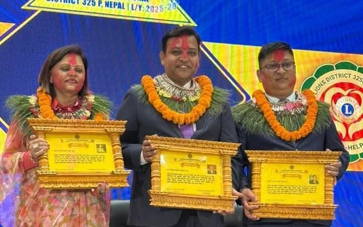 लायन्स इन्टरनेशनल डिष्ट्रिक ३२५ पी को गभर्नरमा सन्दीप कसौधन चयन