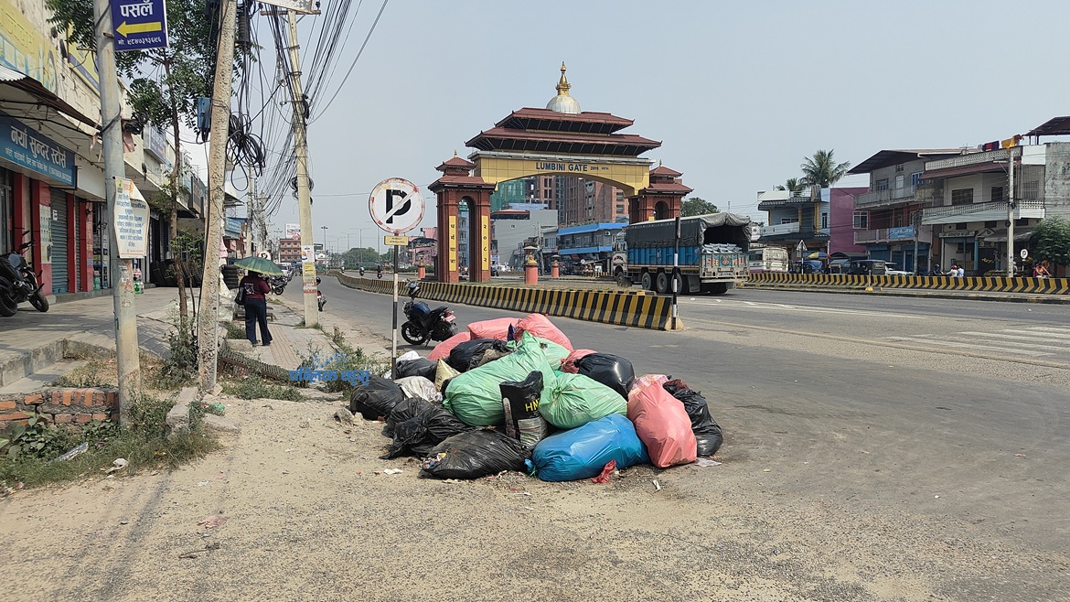 सिद्धार्थनगरमा उठेन एक हप्तादेखि फोहोर, महामारीको जोखिम