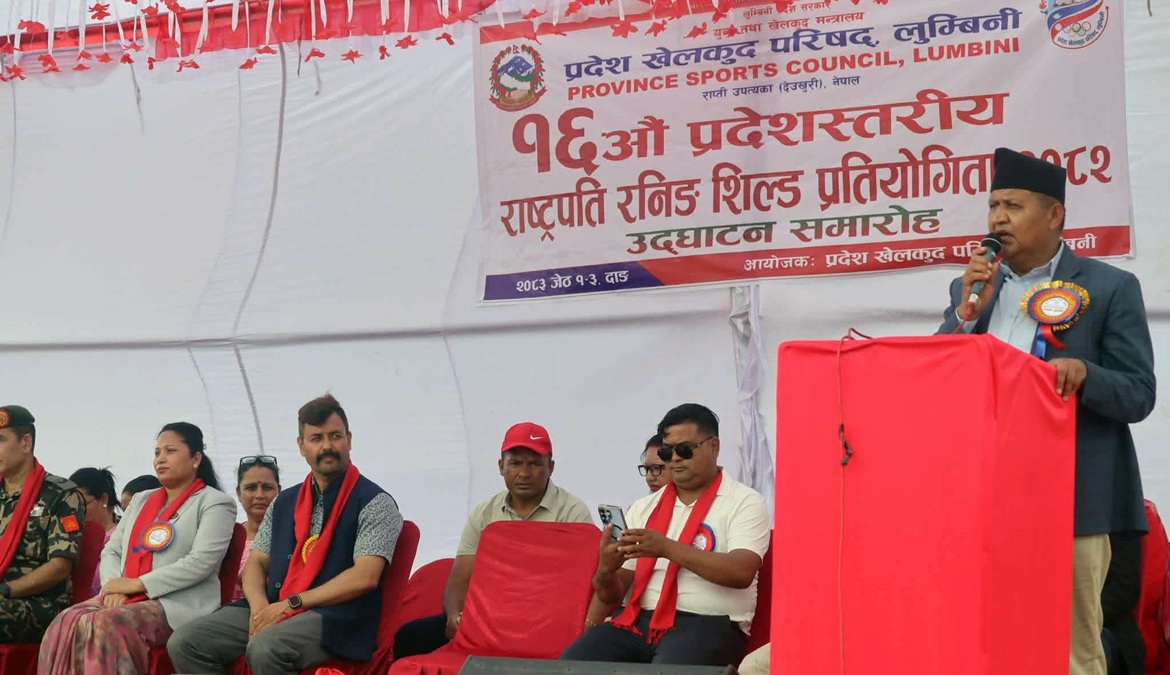 देशलाई विश्वसामु चिनाउन खेल क्षेत्रको अतुलनीय योगदान छः मुख्यमन्त्री आचार्य