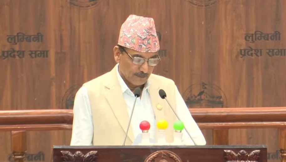 लुम्बिनीका आर्थिक माामिला मन्त्री भन्छन्- कार्यान्वयन र नतिजामुखी बजेट ल्याउँछौं