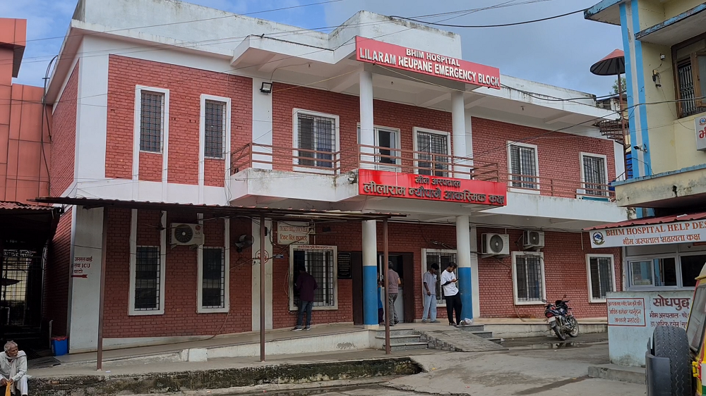 मौसम परिवर्तनले भीम अस्पतालको आकस्मिक कक्षमा बिरामीको सँख्या बढ्यो