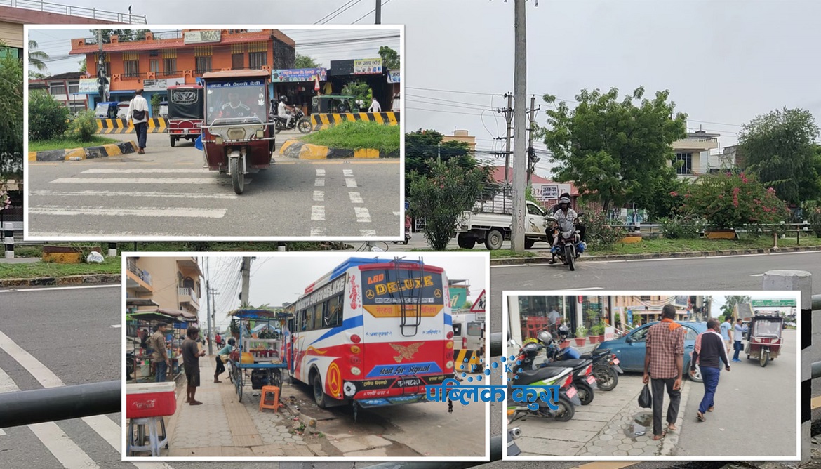 नगरपालिकाको बेवास्ताले भैरहवाको ट्राफिक व्यवस्थापन भद्रगोल